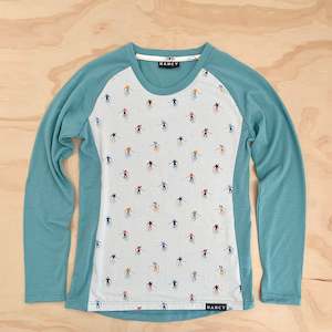 Size Small: Skier L/S Base Layer - spearmint
