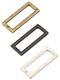 1.5" - Rectangle Ring, Flat, Set of Two - 2 pack - byAnnie.com