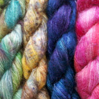 Wool: Malabrigo Mohair - 72% Mohair - 28% Silk - Laceweight 25gm