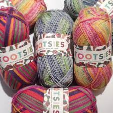 Wool: Tootsies 4 Ply - 75% Merino, 25% nylon