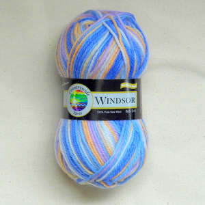 Wool: Windsor Print 8 ply DK Wool 50g