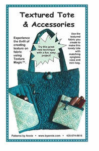 Clearance - Texture Tote & Accessories - Patterns by Annie