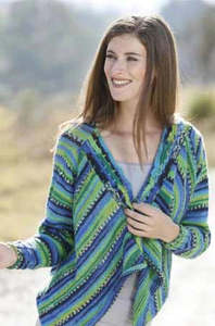 Patterns: Cardi -  Design P159 - 8 ply pattern