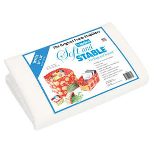 Batting Fusibles Stabilisers: Soft and Stable -ByAnnie 36" X 58" precut - White