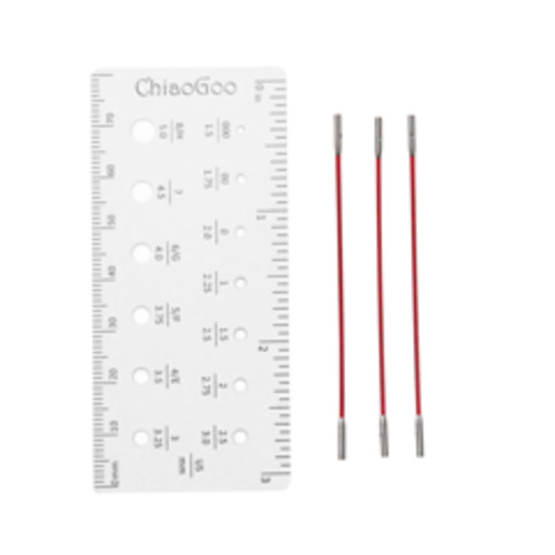 Chiaogoo Needles And Accessories: ChiaoGoo TWIST™ Red Cable 2" (5 cm) [M]