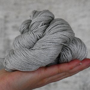 Undyed Yarn - Lurex Sparkle 4 ply- 100gm