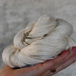 Undyed Yarn - SW Merino Decadence Lace - 100gm
