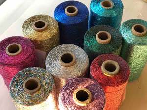 Maurice Brassard Weaving Yarns: MB Single Ply Metallic Yarn - 100gms