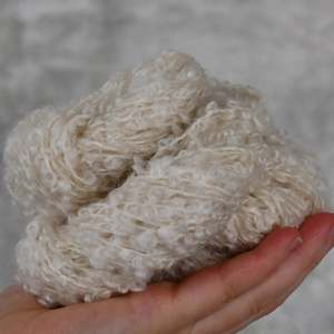 Undyed Yarn: Undyed Yarn - Chunky Mohair Loop - 100gm