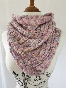 Hand Knitted, Hand Dyed Cowl- Be Endless- 80% Merino/20% Nylon