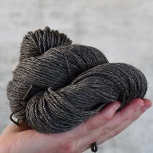 Undyed Yarn - NSW Angel Graphite DK -Alpaca, Silk, Cashmere - 100gm