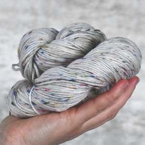 Undyed Yarn: Undyed Yarn - Multi-Coloured Donegal DK - 100gm
