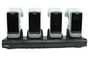 NanoByte Solutions (NZ) Zebra CRD4S-RFD8500-1R charging station organizer Freestanding Black
