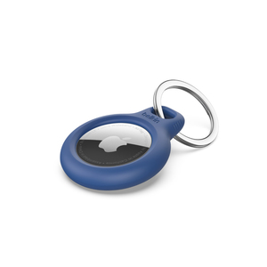 NanoByte Solutions (NZ) BELKIN Secure Holder with Keyring for AirTag - Blue