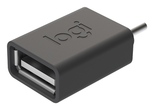 NanoByte Solutions (NZ) Logitech 956-000029 cable gender changer USB C USB A Black