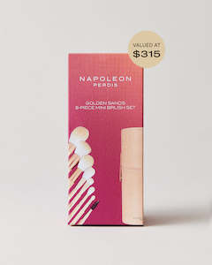 Makeup: GOLDEN SANDS 8-PIECE MINI BRUSH SET