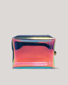 Makeup Bags Cases: PRISMIC GLOW BEAUTY POUCH