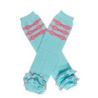 JuDanzy Double Ruffle Leg Warmers - Little Bow Peep