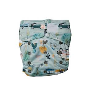Pocket Nappies: Nestling Sassy Simple Nappy (Velcro)