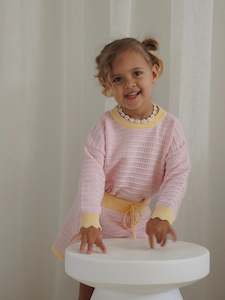 Tops: Ziggy Lou - Cropped Jumper - Clementine