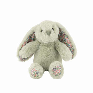 Baby Toys: Lily + George - Littlefoot Bunny - Floral Sage