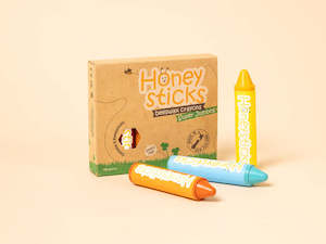 Creative Learning: Honeysticks - Jumbo Colouring Crayons 8 Pack