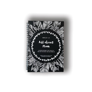 Keepsake Books: Marlee + Jo - All About Mum - Monochrome