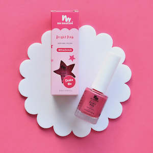 New: No Nasties - Bright Pink - Water-Based Kids Nail Polish
