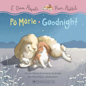 Child Gifts Under 30: Run, Rabbit : Goodnight / E Oma, Rapeti: Pō Mārie Book