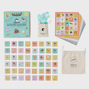 Child Favourite Gifts Under 60: Kuwi the Kiwi - Wharewhare - Te Reo Māori -  Bilingual Bingo