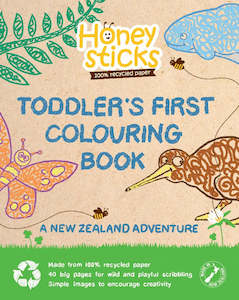 Honeysticks: Honeysticks - A NZ Adventure Colouring Book