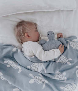Blankets Swaddles: Amalfi Turtle Blanket