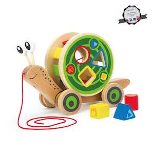 Activities Games: Hape - Walk-A-Long Snail