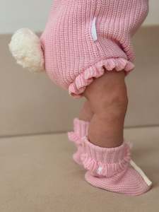 Socks: Ziggy Lou - Booties - Dahlia