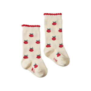 Socks: Nature Baby - Organic Cotton Socks - Raspberries