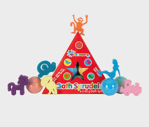 Child Gifts Under 30: Bath Buddies - Bath Bomb Sprudels - 6 Pack