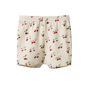 Bottoms: Nature Baby - Selby Shorts - Strawberry Blush