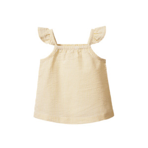 Nature Baby - Petal Top - Golden Stripe