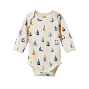 Nature Baby - L/S Bodysuit - Regatta