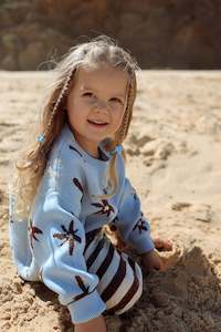 Jumpers Cardigans: Slowly Label - Nordic Bloom Sweater