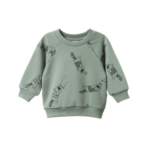 Nature Baby - Emerson Sweater - Raccoon Rhapsody