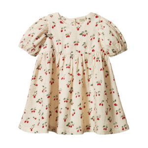 Nature Baby - Albertine Muslin Dress - Strawberry Blush
