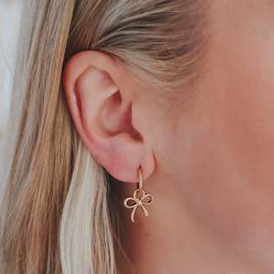 New: KatyB Jewellery - Earrings - Bow Hoops