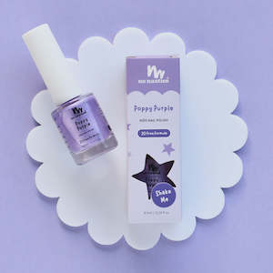 Play: No Nasties  - Poppy Purple Water-Based Nail Polish for Kids