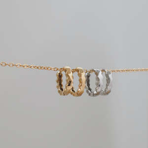 Katyb Jewellery - Earrings - Hex Hoop