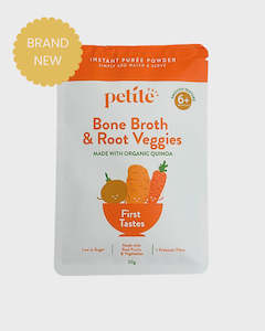 Petite Eats - Baby Puree Powder - Bone Broth + Root Veggies 20g