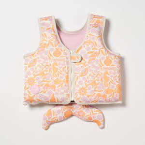 Sunnylife - Kids Swim Vest - Ocean Magic Pink 3D