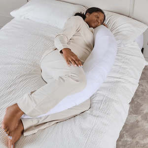 Pregnancy Care: Purflo - Breathe Pregnancy Pillow - Luxe White