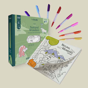 Hey Doodle - Reusable Colouring Book - Natural Wonders Tales