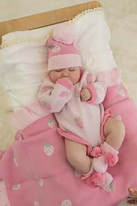 Confetti Kidz - Knit Romper - Strawberry Kisses